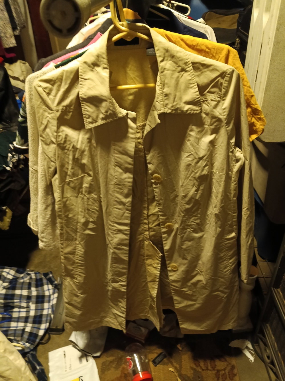 Forever 21 Cream Trench Coat